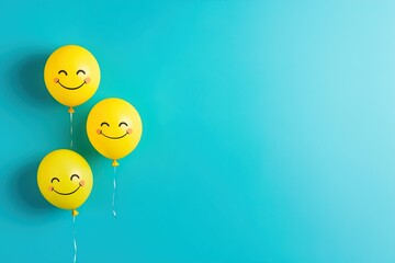Smiley Face Helium Balloons
