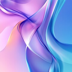 Abstract purple blue wave curves background design