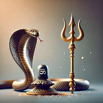 Lord shiva portriat design for culture festival background