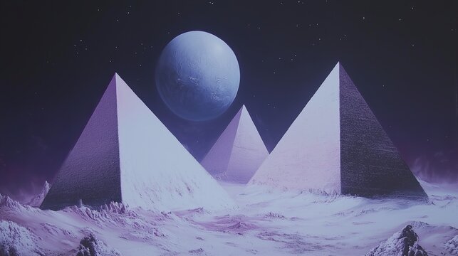 Vaporwave Pyramid Dreamscape
- Powered by Adobe