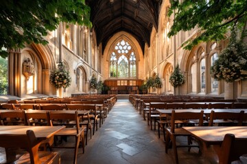 A gothic-style university where scholars study ancient texts to uncover lost knowledge and intellectual advancements