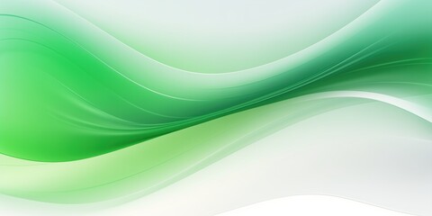 Obraz premium Abstract green and white gradient flow, perfect for eco-friendly designs and web applications