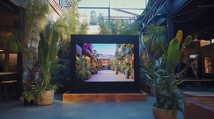 Creative marketing setup for an experiential campaign emphasizing the importance of engaging experiences brand promotion and creative strategies