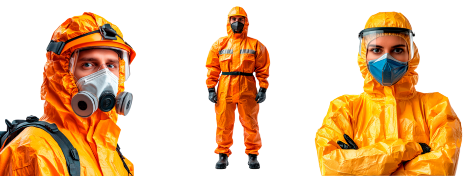 Protective equipment isolated on transparent background