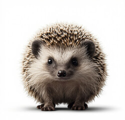 Obraz premium hedgehog on white background