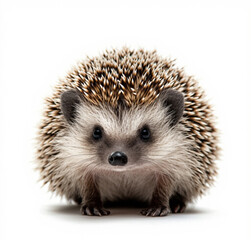 Obraz premium hedgehog isolated on white