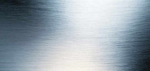 Abstract brushed metal texture with subtle reflections and gradients in cool tones.