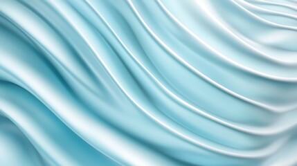 This image features a gently flowing, light blue surface that evokes feelings of calmness and serenity, offering a sense of movement through its soft, wavy lines.