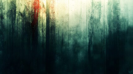 Dark bloody wallpaper with red cross on grunge textured cardboard background and paper elements