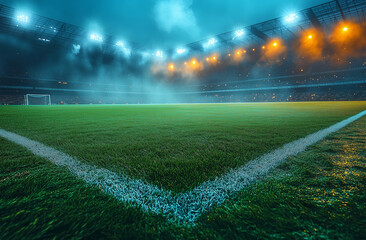 Obraz premium stadium at night