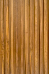  Interior vertical acoustic wood wall panel Warm, light brown oak shade, beautiful stripe panelling