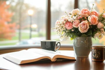 A well-designed informational leaflet about a university programs and courses