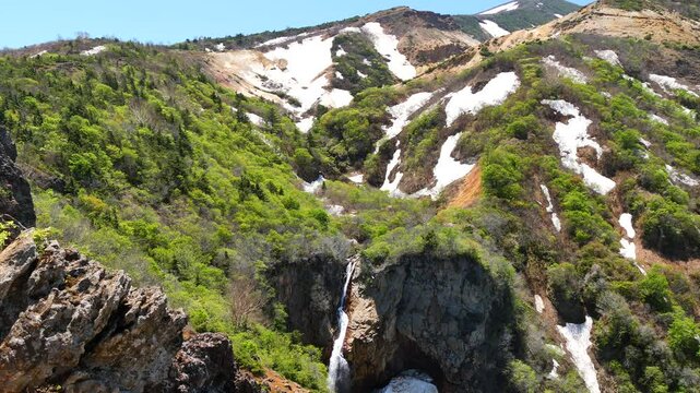 春の蔵王 駒草平【宮城県刈田郡】