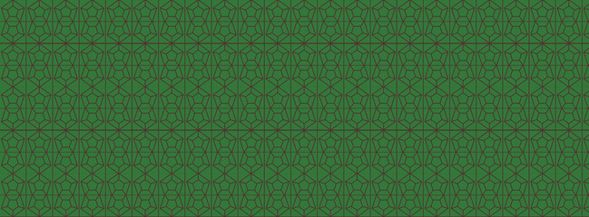 Versatile Japanese-Inspired Geometric Seamless Pattern with Traditional and Modern Elements
