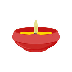 Diwali Diya, Indian Symbol Vector Illustration