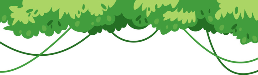 Forest Leaves Border