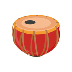 Tabla, Indian Symbol Vector Illustration