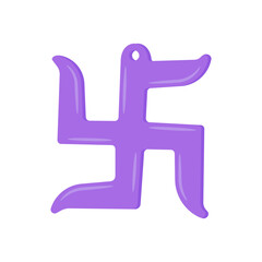 Obraz premium Swastika, Indian Symbol Vector Illustration
