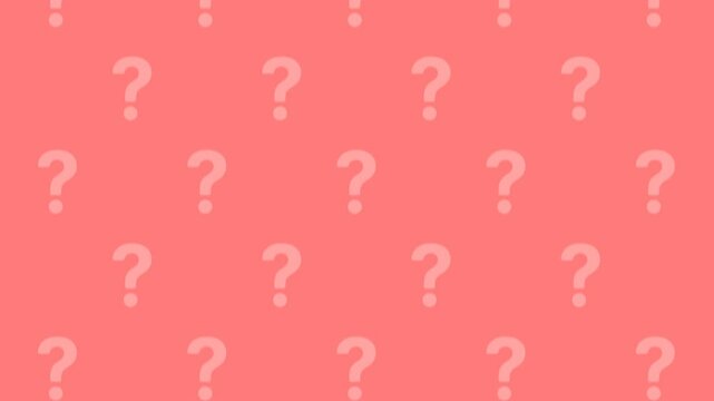 question marks animation background, Question marks background, seamless looping animation