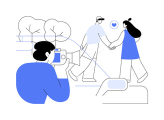 Yellow journalism isolated cartoon vector illustrations.