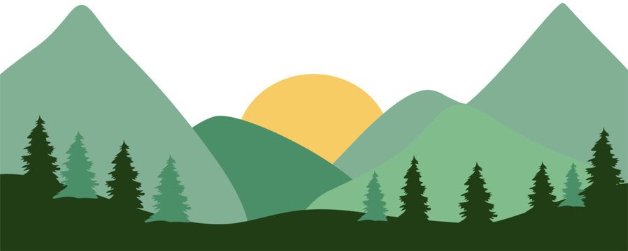 Big mountains and trees7