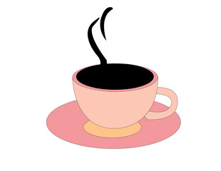 Stylish Vector Coffee Cup Design