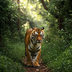 Obraz premium tiger in the forest