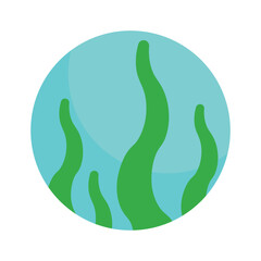 vector illustration of a green leaf icon