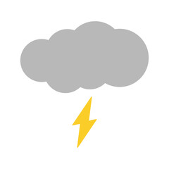  cloud with lightning icon