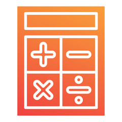 Fototapeta premium Calculate Icon