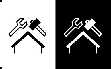 住宅の修理をイメージしたアイコン