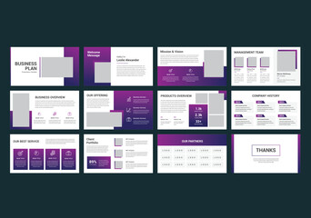 Business presentation templates