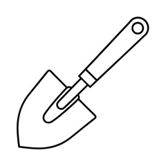 trowel vector illustration