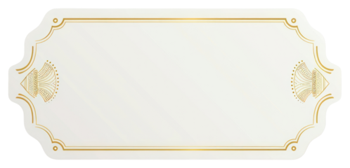 PNG Elegant vintage blank frame