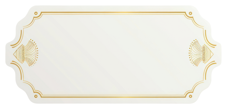 PNG Elegant vintage blank frame