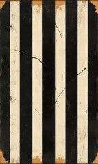 Fototapeta premium Vintage black and white striped background with textured grunge effect, ideal for retro designs