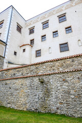 Telc castle in the old town of Telc, Unesco World Heritage Site in Telc, Czech Republic