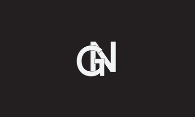 GN, NG , G , N , Abstract Letters Logo Monogram