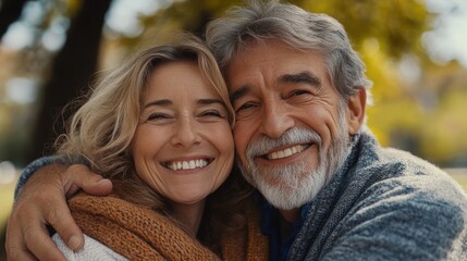 couple senior family smile and happy activity together, cuddling, warm hugs, senior or adult love, married couple, warm family. Husband and wife in love so fun in important days, celebrating