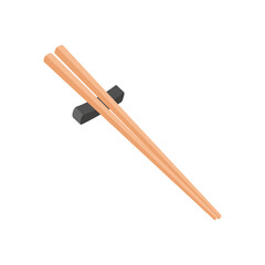 Chopsticks,  China Symbols Vector Illustration