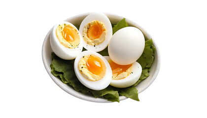  A brunch of peeled boiled eggs food png