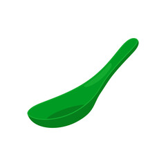 Chinese Spoon,  China Symbols Vector Illustration