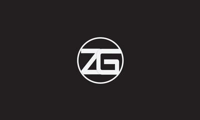 ZG, GZ , G , Z , Abstract Letters Logo Monogram
