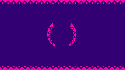 ICC Mens T20 Cricket World Cup 2024 in America theme elements on blue Background Social Media Post, Vector Illustration