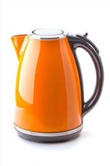 With its sleek design and bright orange finish, this electric kettle is a delightful addition to any modern kitchen. Perfectly poised, it awaits to serve hot beverages at any time of day