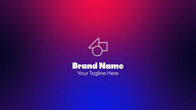 Logo Reveal with Colorful Background