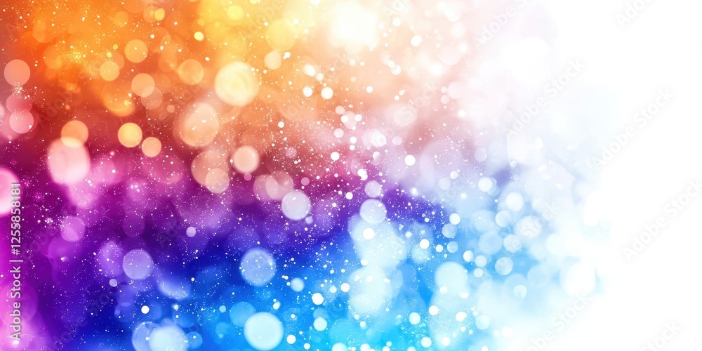 Poster colorful background with many small circles