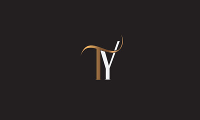 TY, YT, Y, T Abstract Letters Logo Monogram	