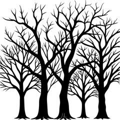 tree silhouette vector