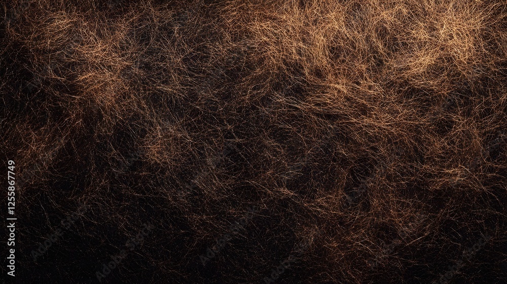 Aufkleber detailed closeup view of coarse rustic brown textured fiber surface abstract vintage background with